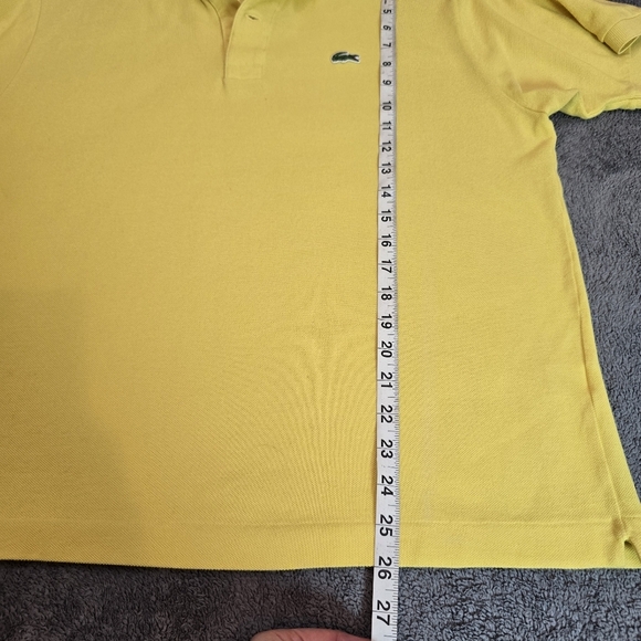 Lacoste Men's Polo Shirt in Vibrant Yellow Medium - Picture 13 of 13